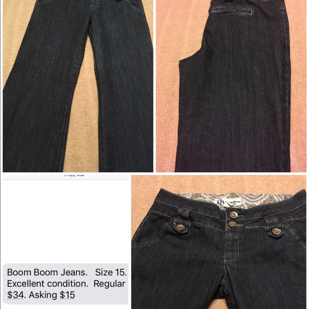 3 pairs of jeans all sz 15/16